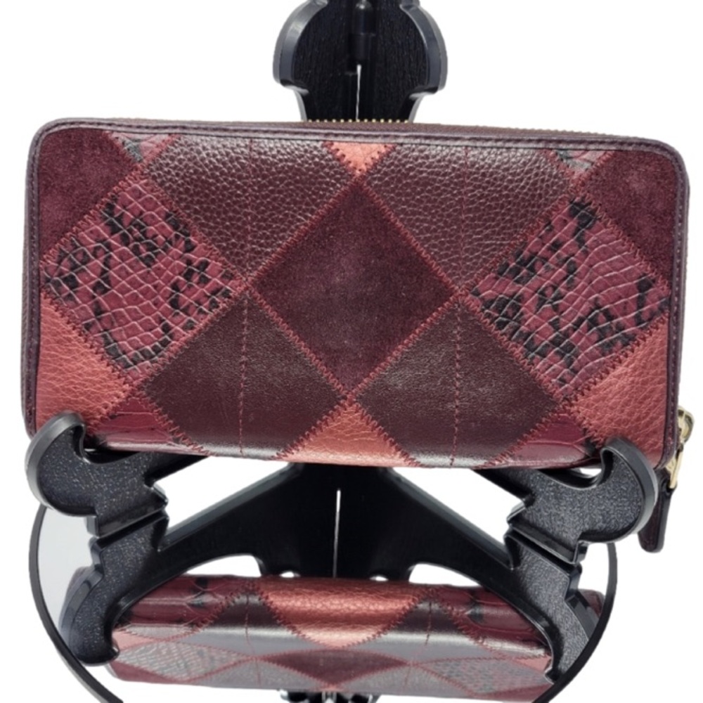 Coach Burgundy Patchwork Wallet - image 3